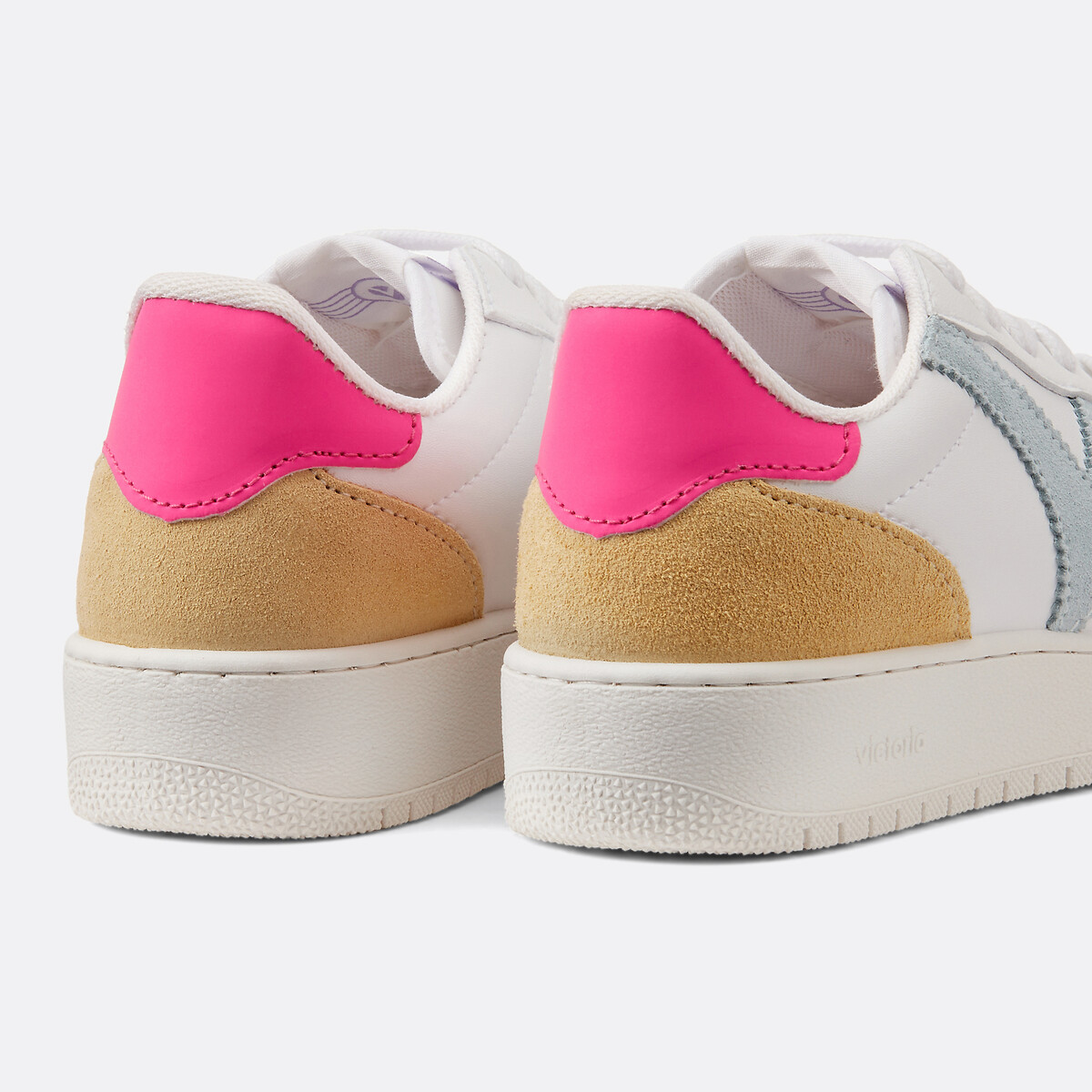 Sneakers Madrid bianco/fucsia, VICTORIA