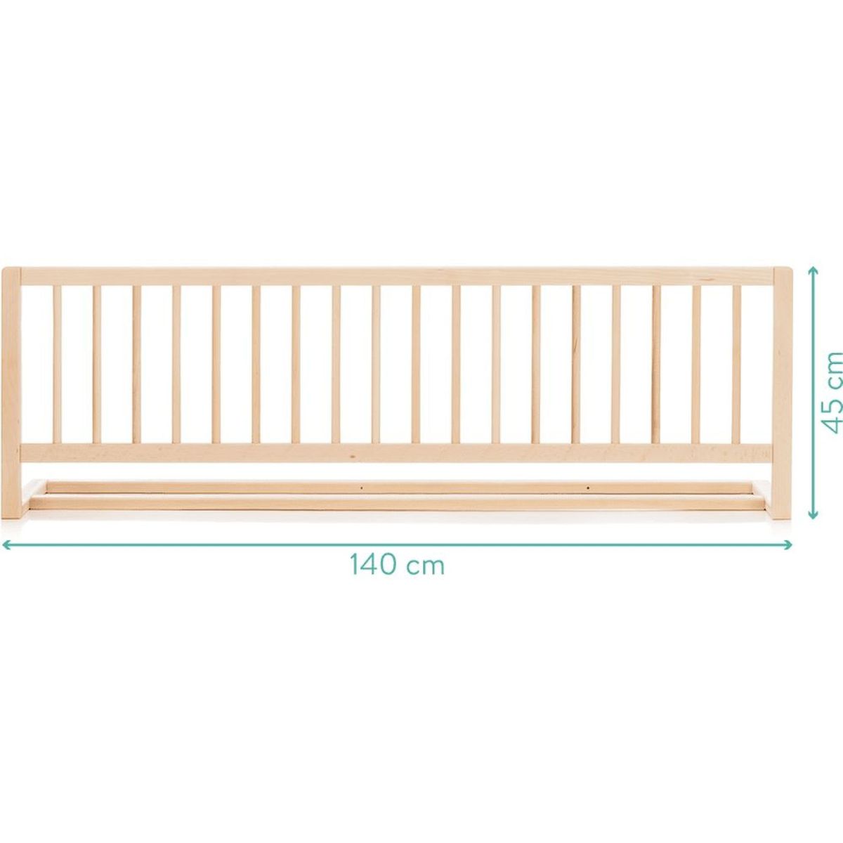 Barrière pour lit cododo 140 x 45 cm Lilly naturel, FILLIKID