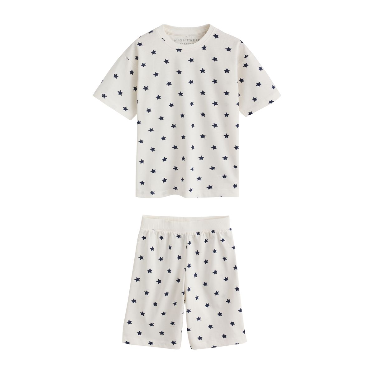 Pyjama short, lot de 3 rayures bleu marine/blanc, NEXT