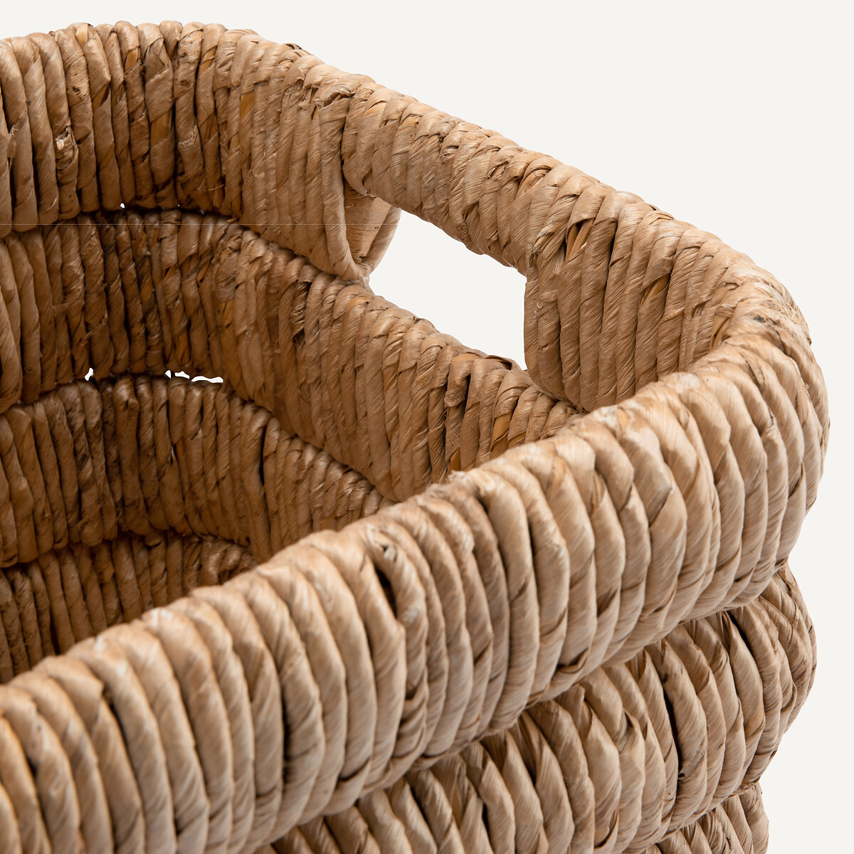 Panier rectangulaire bananier tressé, Marilo naturel, AM.PM