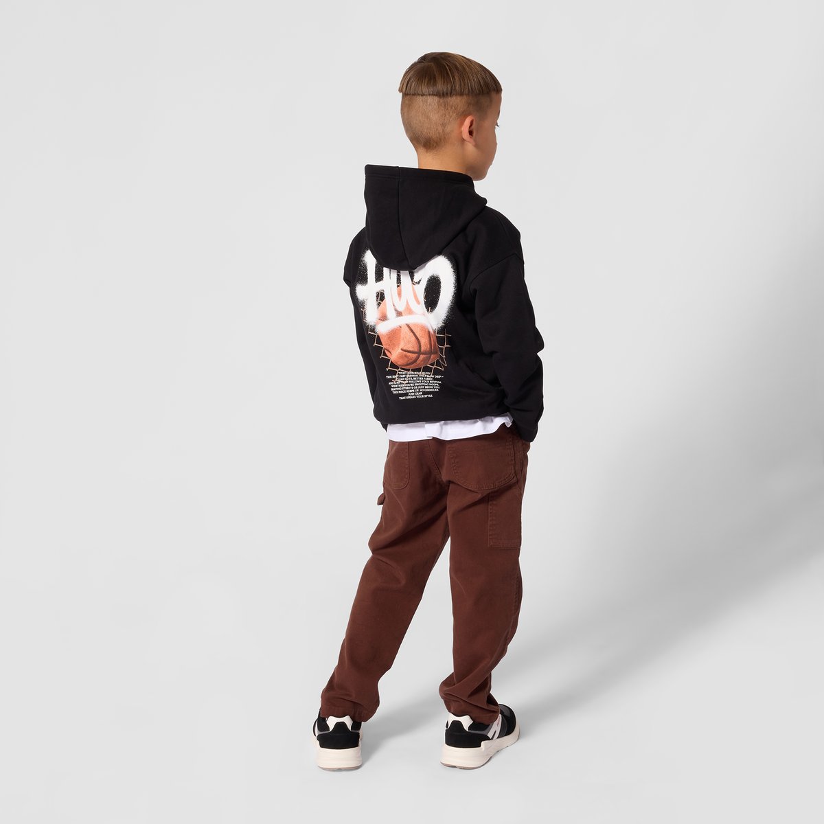 Sweat à capuche black, HUGO KIDSWEAR