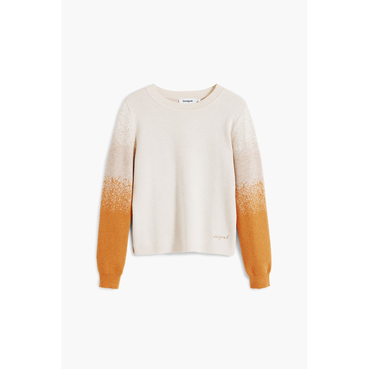 Pull dégradé blanc, DESIGUAL