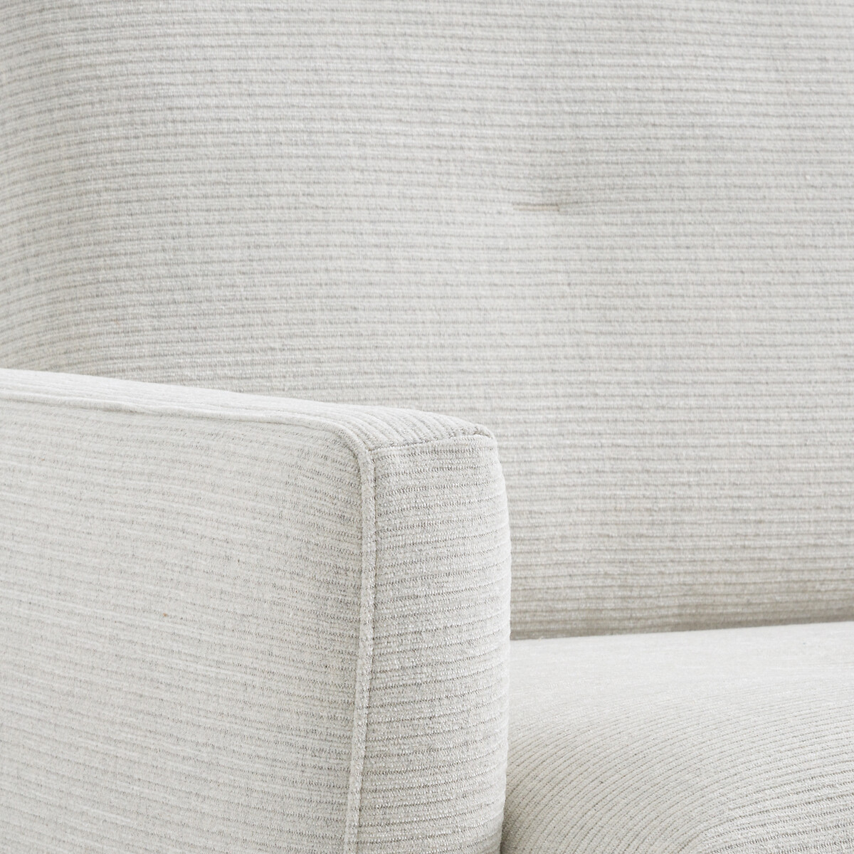 2-Sitzer-Sofa Delicato, recycelte Baumwolle hellgrau, AM.PM