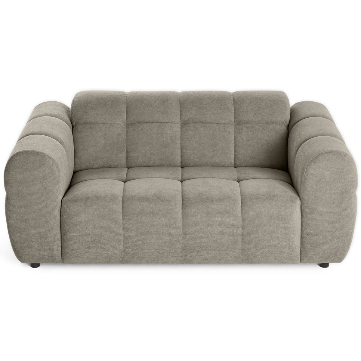 Canapé fixe 2 places - RAY gris, BEST MOBILIER