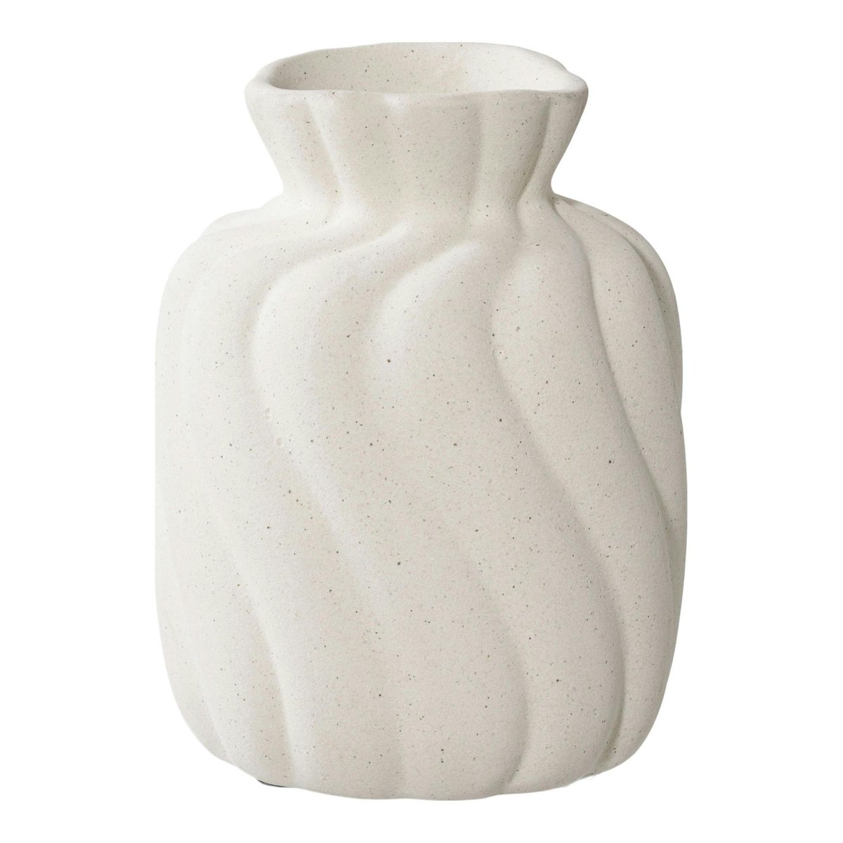 Vase corolle en céramique blanche (ensemble de 2) blanc, PIER IMPORT