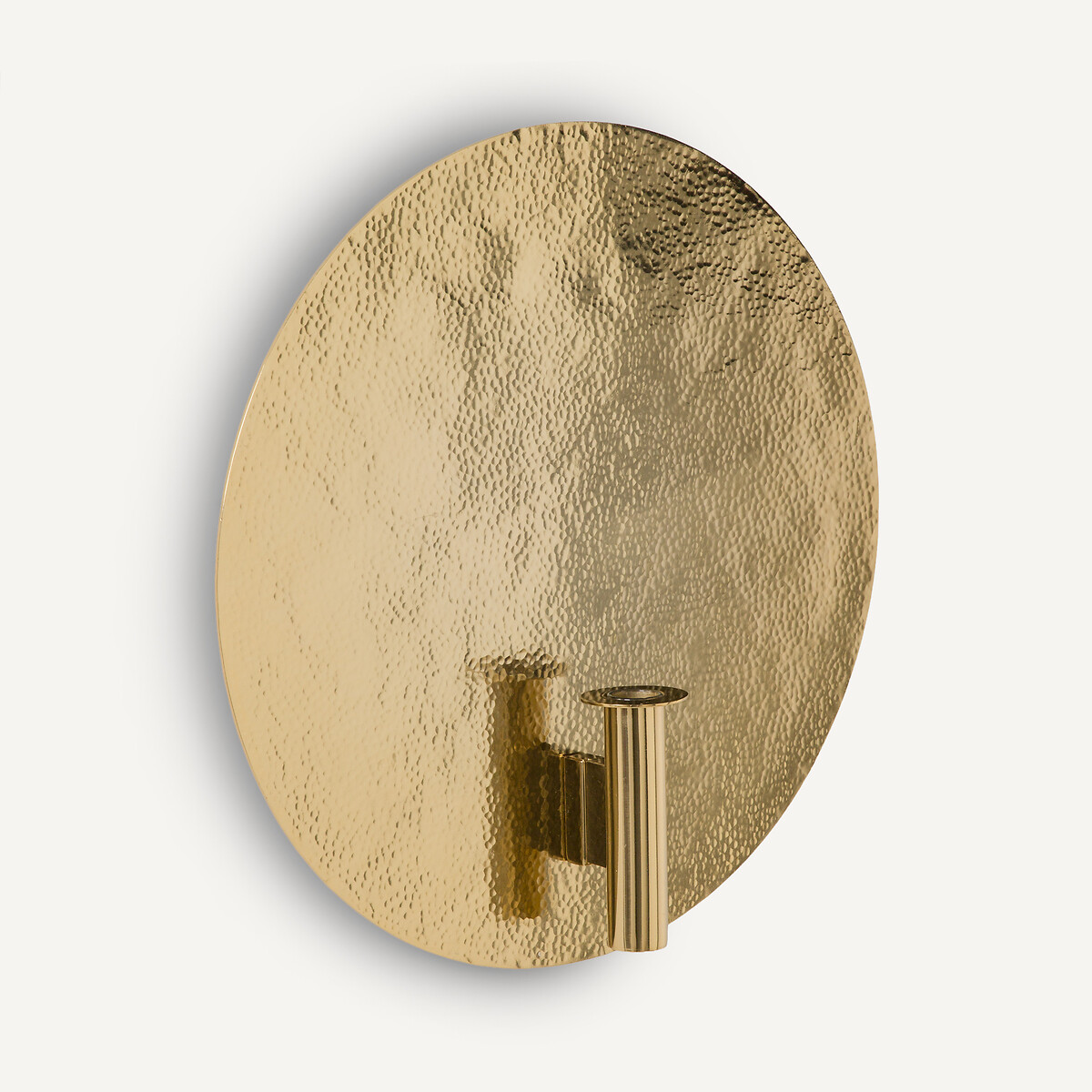Lunou Round Wall Sconce with Candle Holder/Bud Vase in Brass brass, AM.PM
