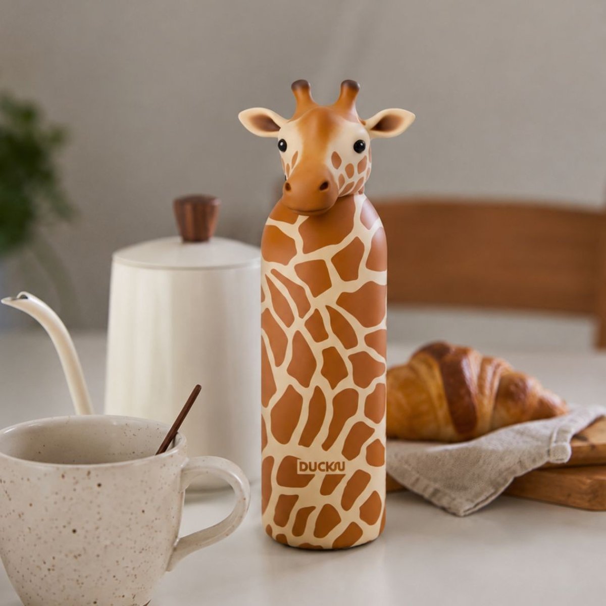 Gourde isotherme girafe, Zimo beige, ARTIME