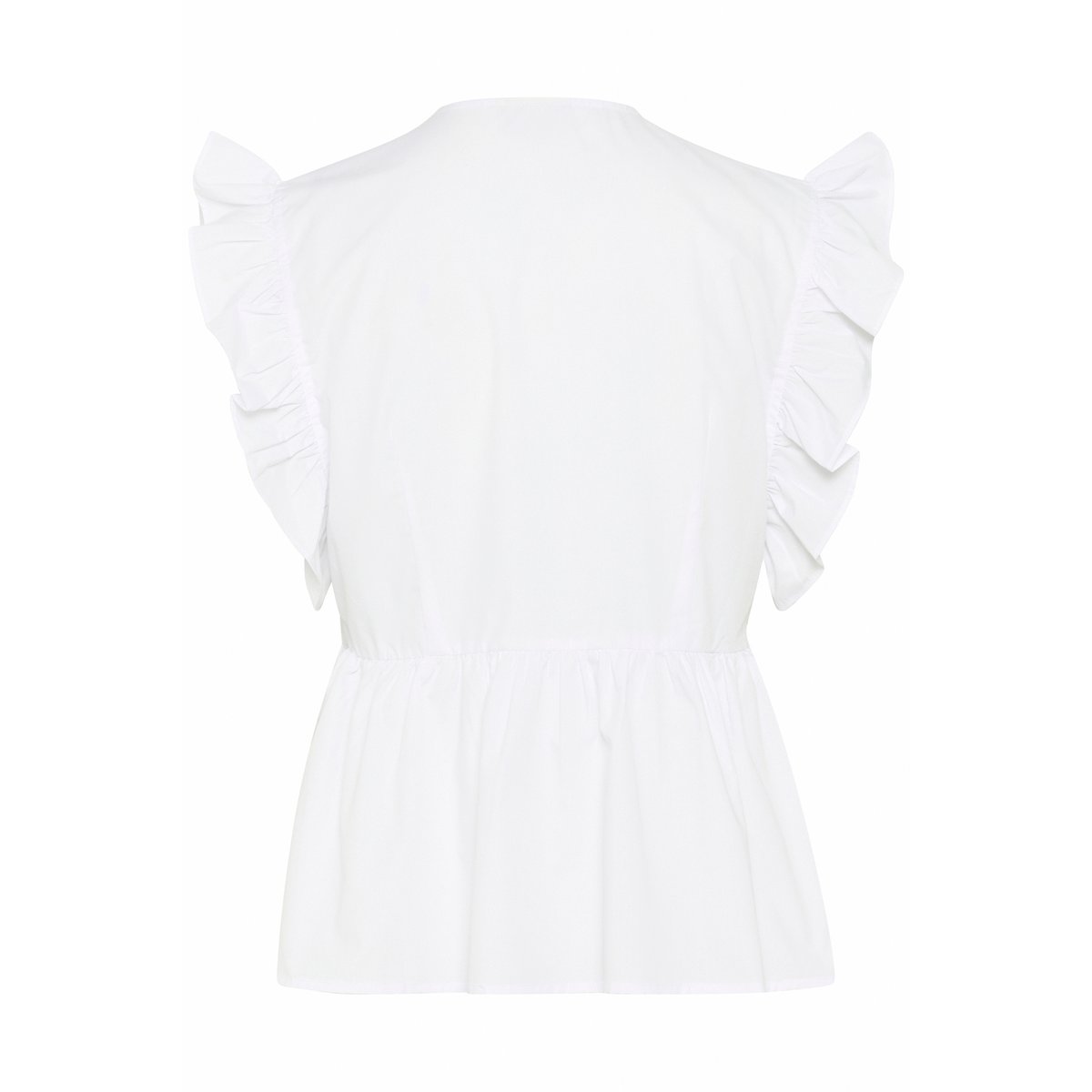 Blouse à manches courtes blanc, KAFFE