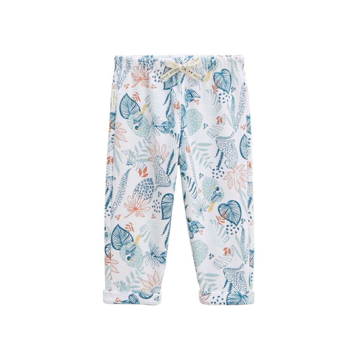 Ensemble bébé sweat-shirt à capuche et pantalon en molleton Roméo bleu, PETIT BEGUIN