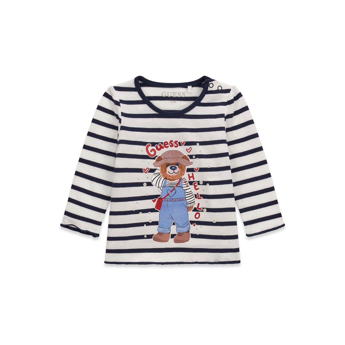 T-Shirt Imprimé À Rayures sb12, GUESS KIDS