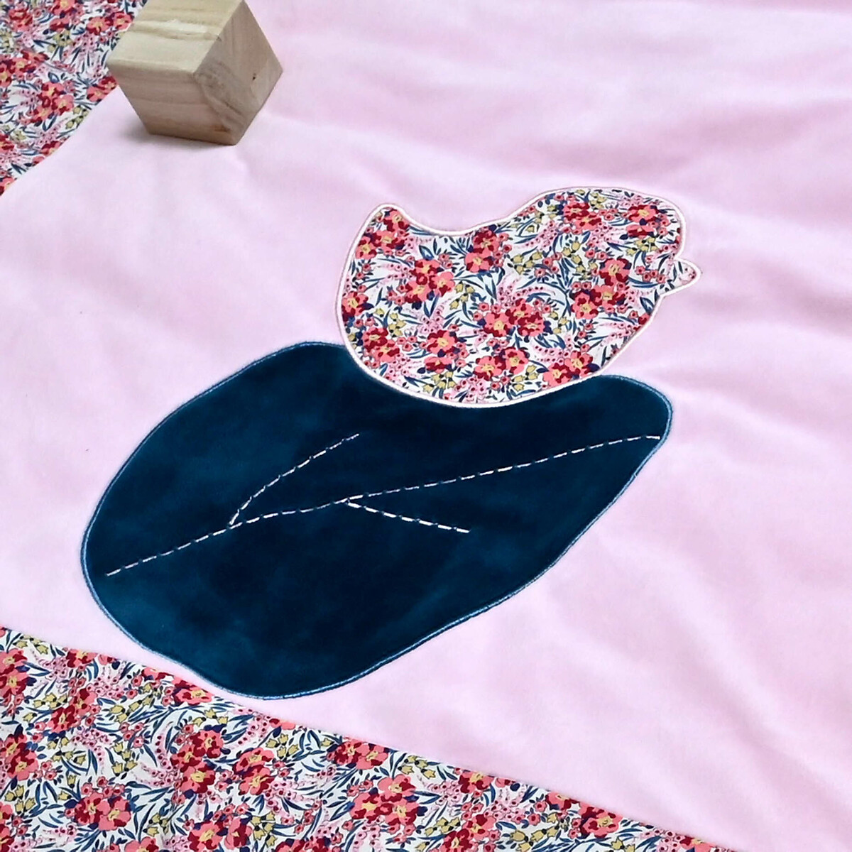 Tapis de parc tapidou Boh'aime rose, DOUDOU ET COMPAGNIE