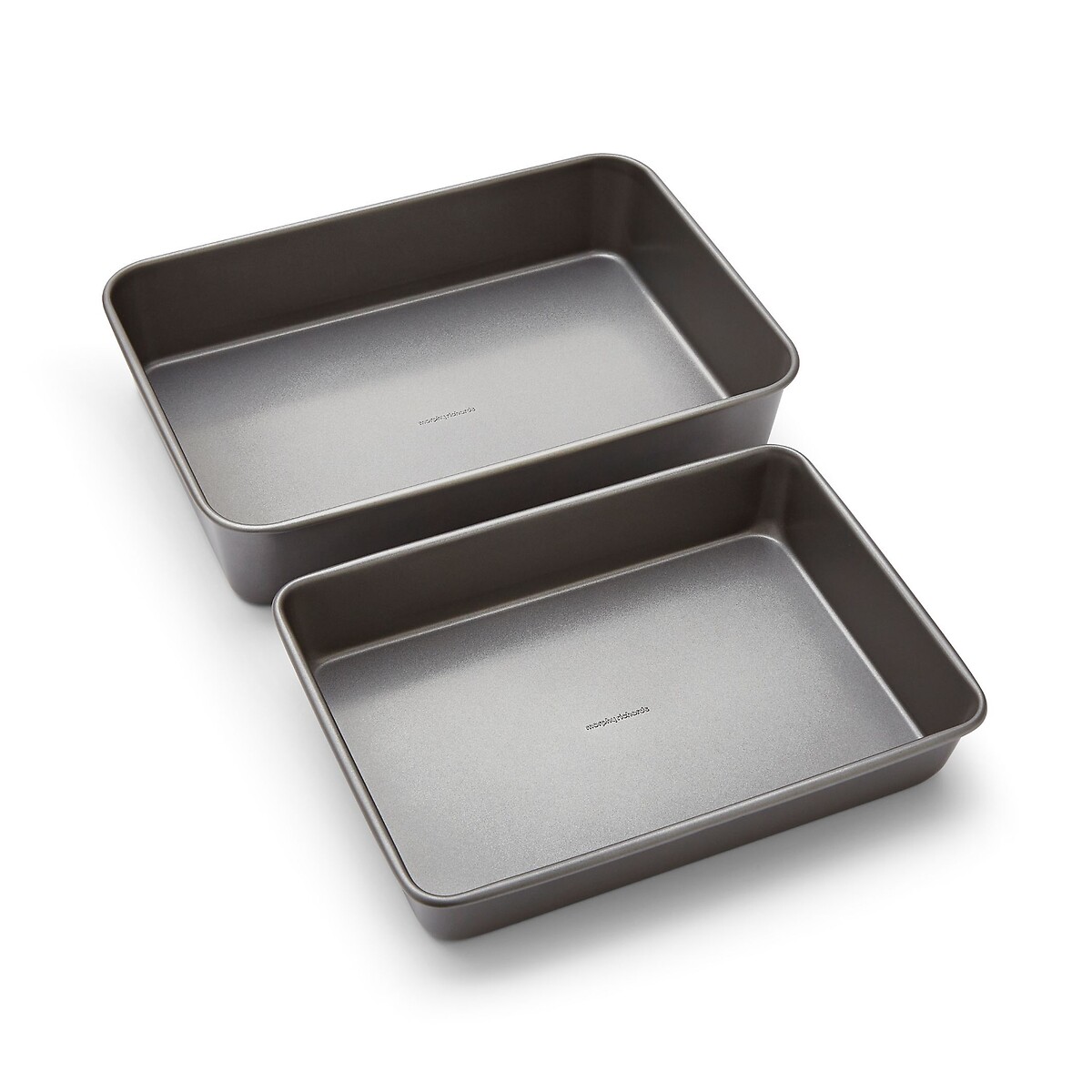 2-Piece Roasting Tin Set grey, MORPHY RICHARDS