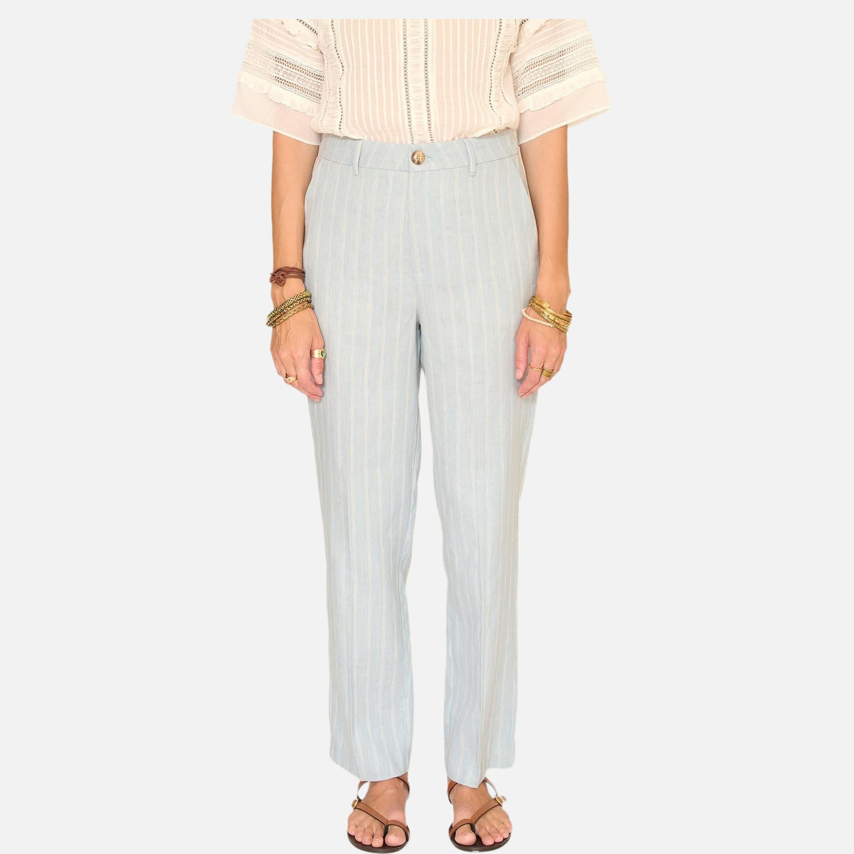 Pantalon PAGALI bleu ciel, MKT STUDIO