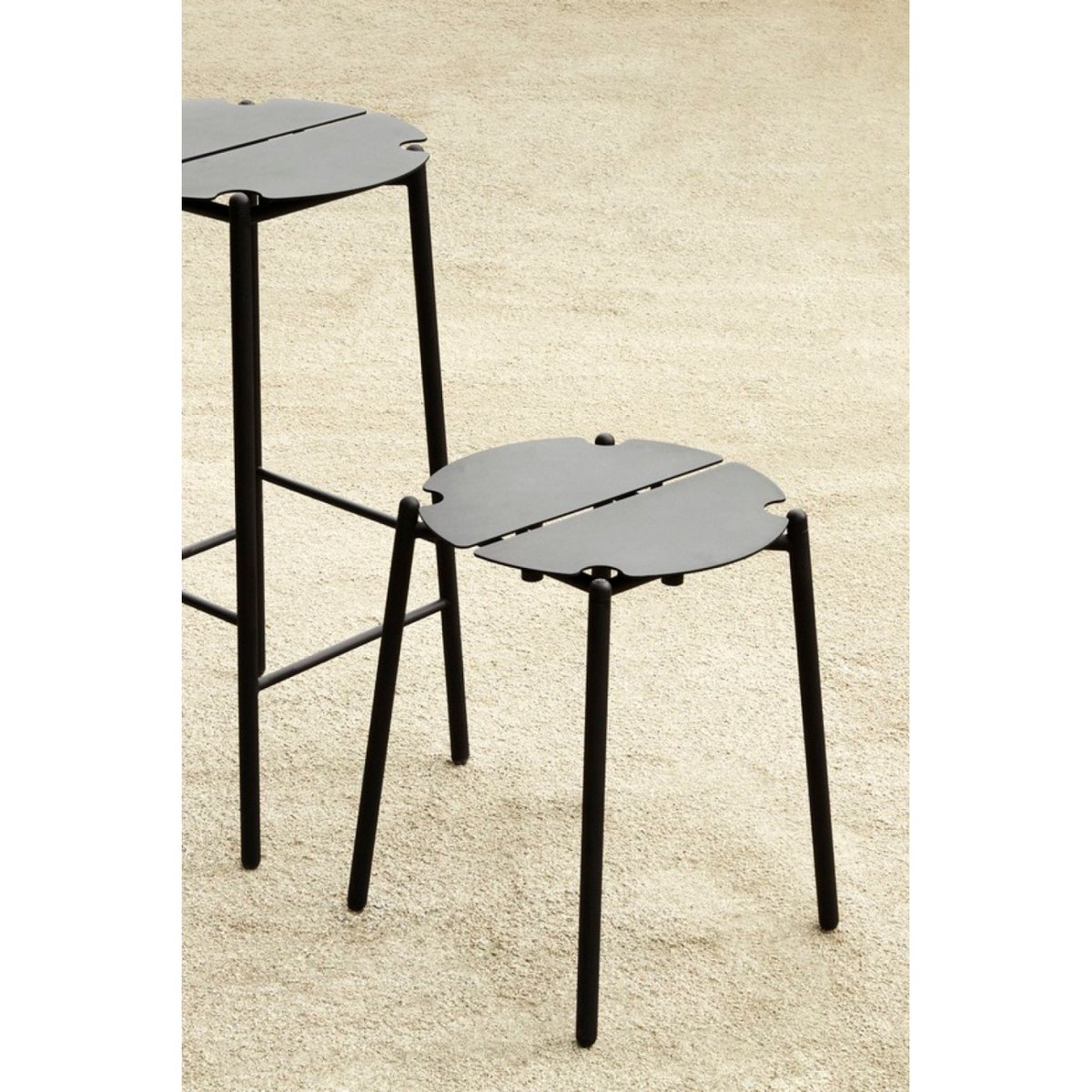 Tabouret Novo noir, AYTM