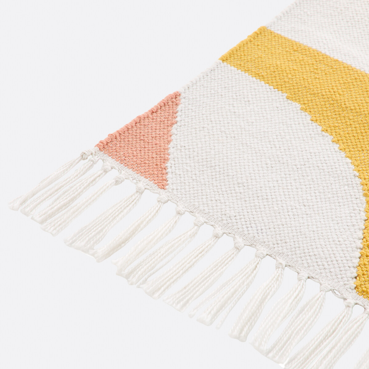 Tapis intérieur et extérieur, en polyester recyclé orange, MAPOÉSIE X LA REDOUTE INTÉRIEURS