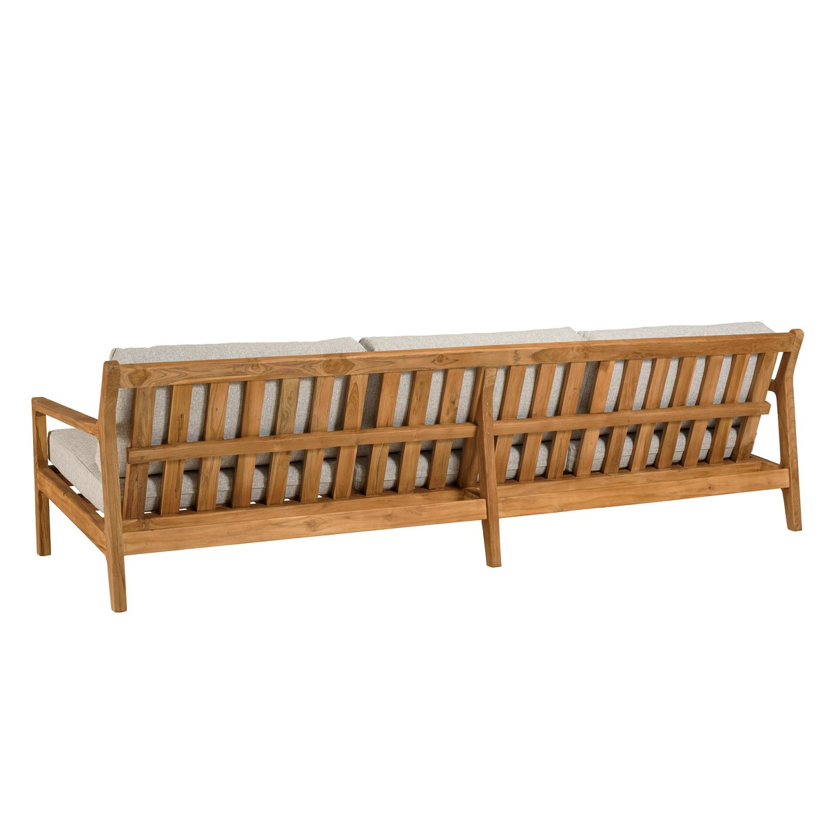Canapé de jardin 5 places en teck recyclé ORIA bois naturel, PIER IMPORT