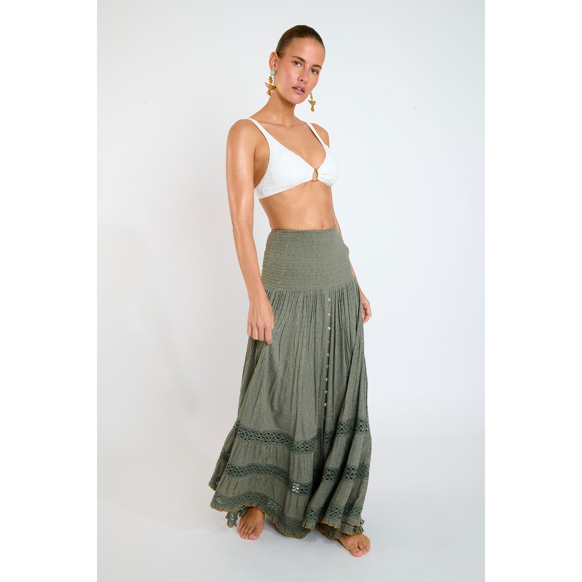 Robe Ethel - SEALOVE kaki, BANANA MOON
