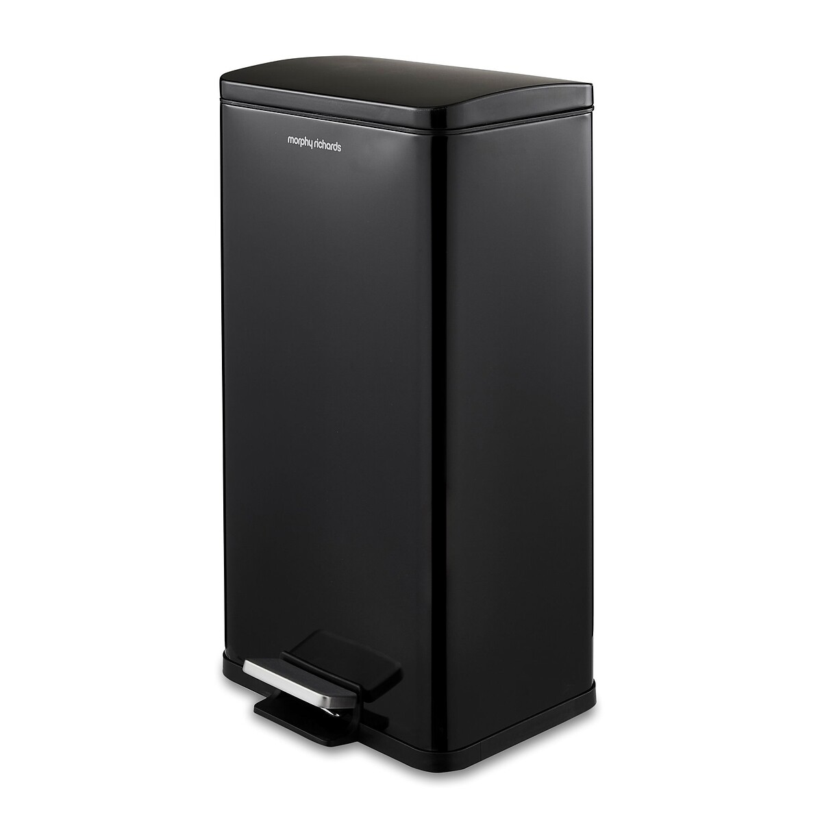 30L Rectangular Kitchen Bin black, MORPHY RICHARDS