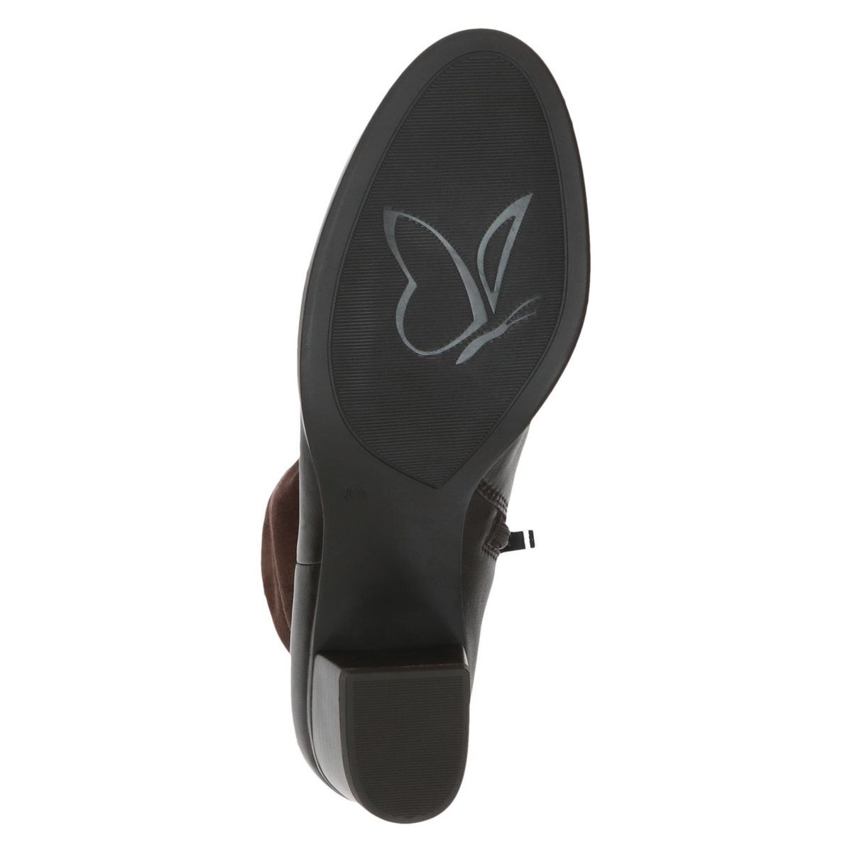 Bottine en cuir marron foncé combiné, CAPRICE