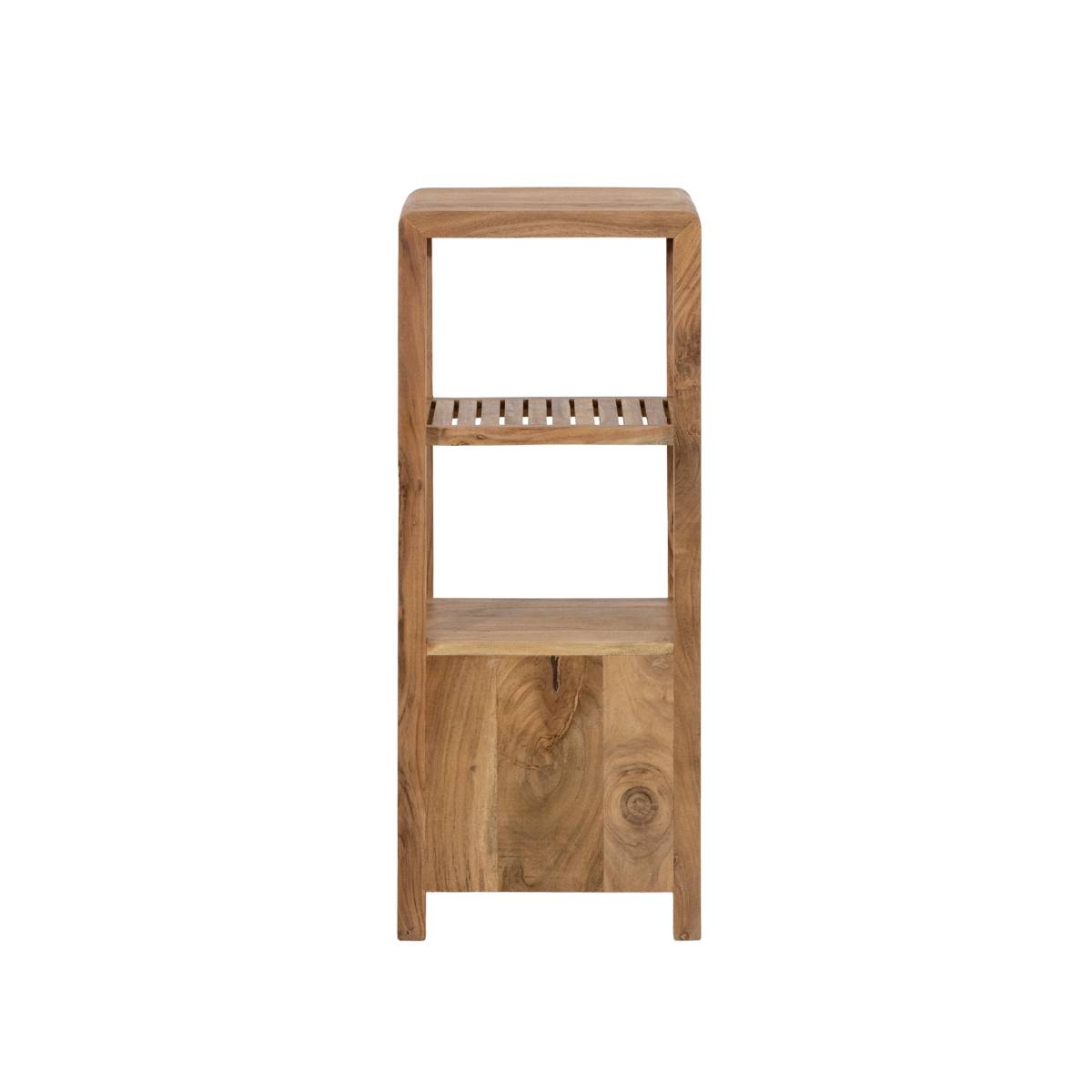 Colonne en bois d'acacia EMYR bois clair, MADE IN MEUBLES