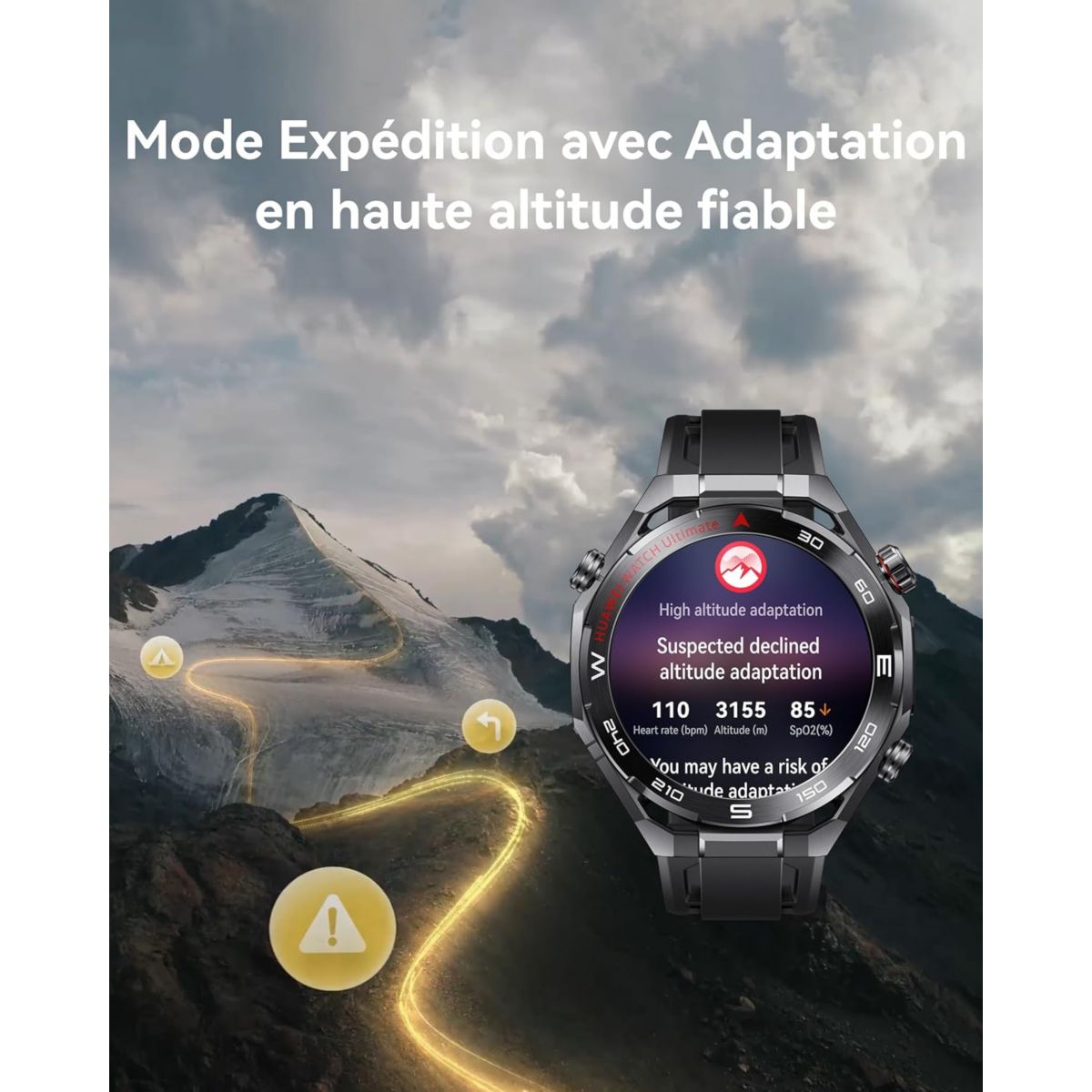 Montre Watch Ultimate 2 gris, HUAWEI