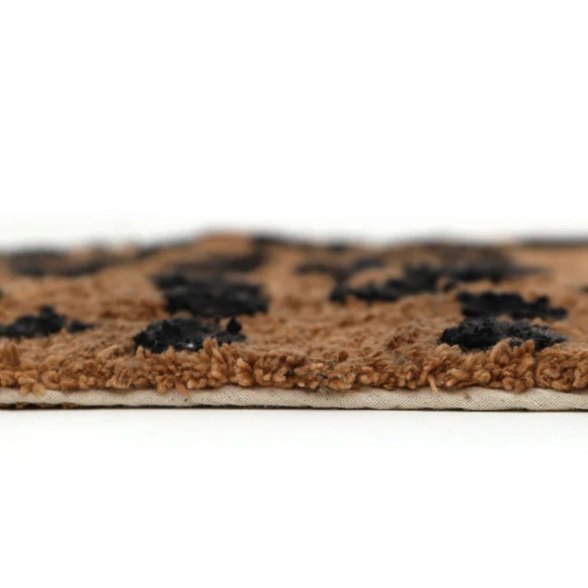 Tapis Little Cheetah marron, noir écru, NATTIOT