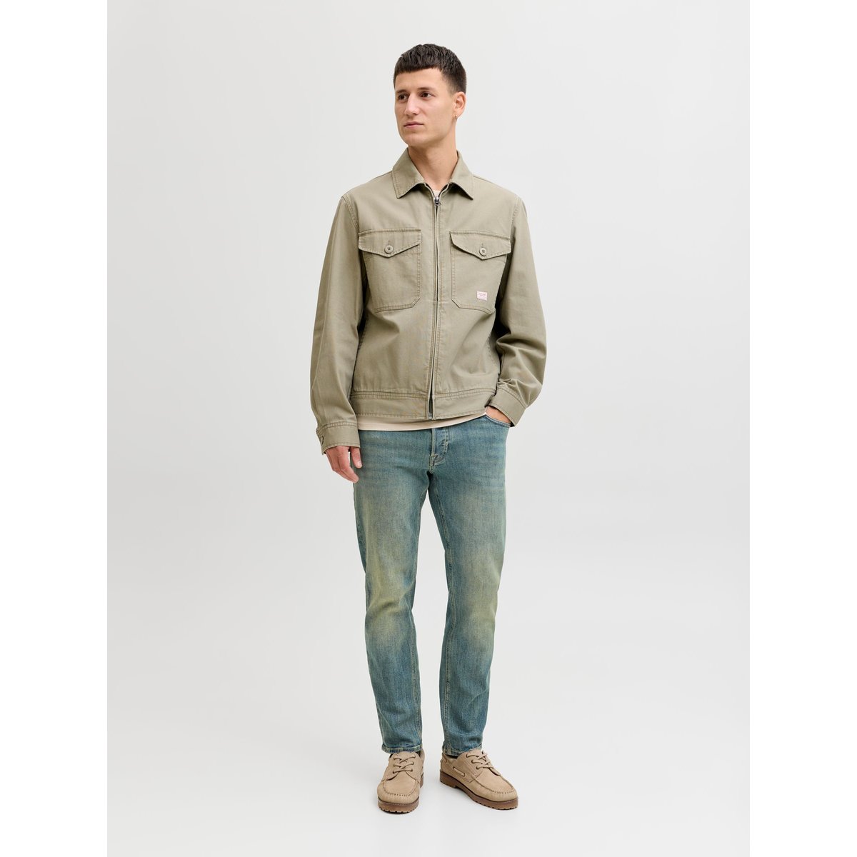 Jean Coupe Tapered blue denim, JACK & JONES