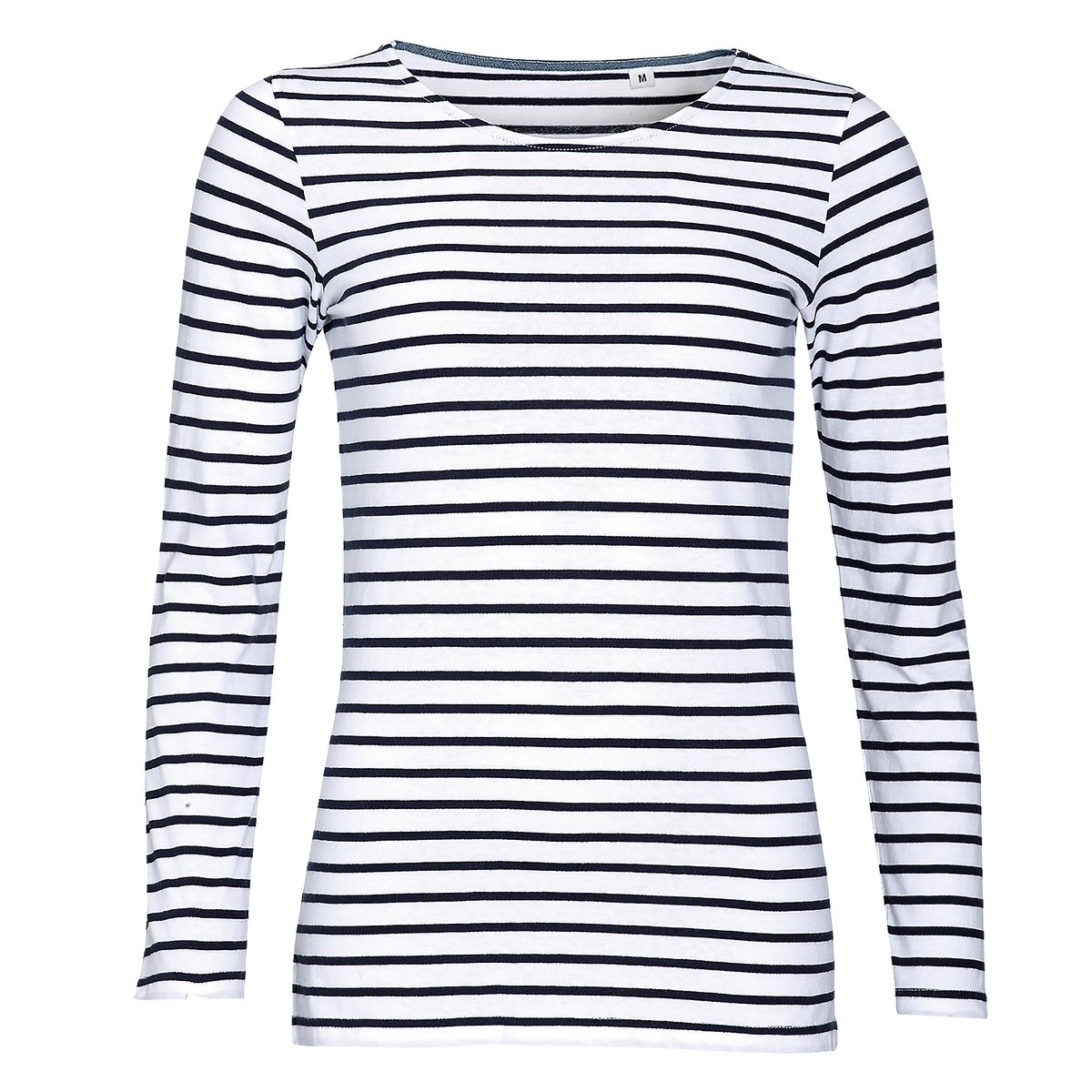 T-shirt rayé MARINE blanc / bleu marine, SOLS