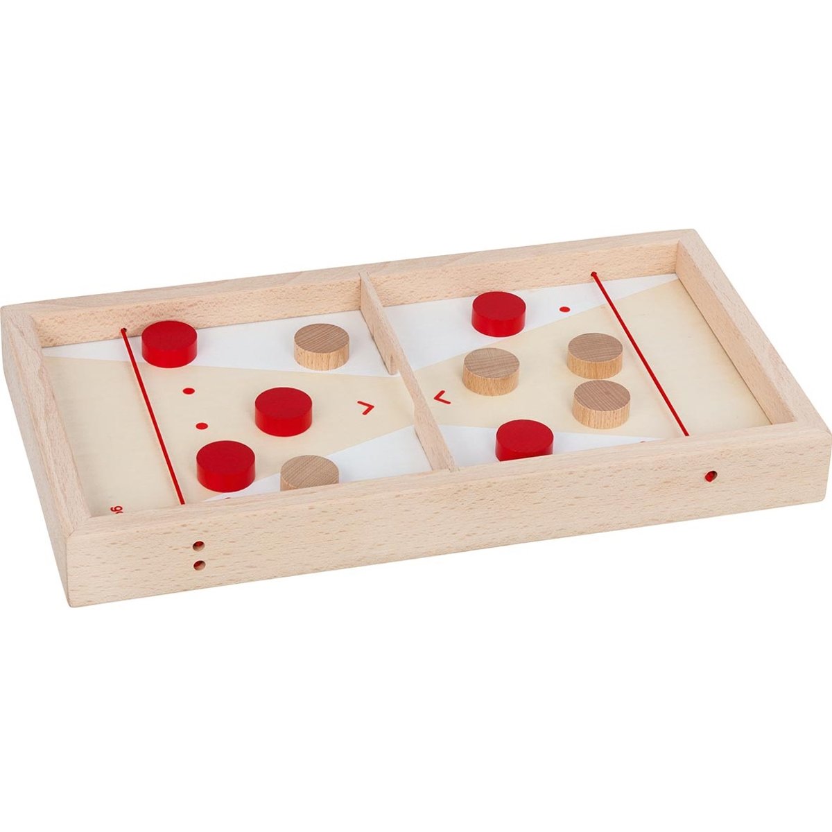 Jeu de palets Super Puck 2 en 1 beige, GOKI