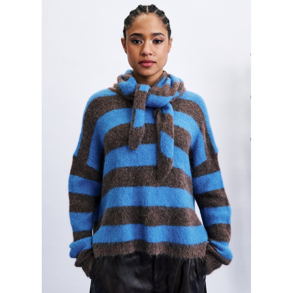 Set De Pull-echarpe Kalamata KALAMATA marron glace, FRNCH