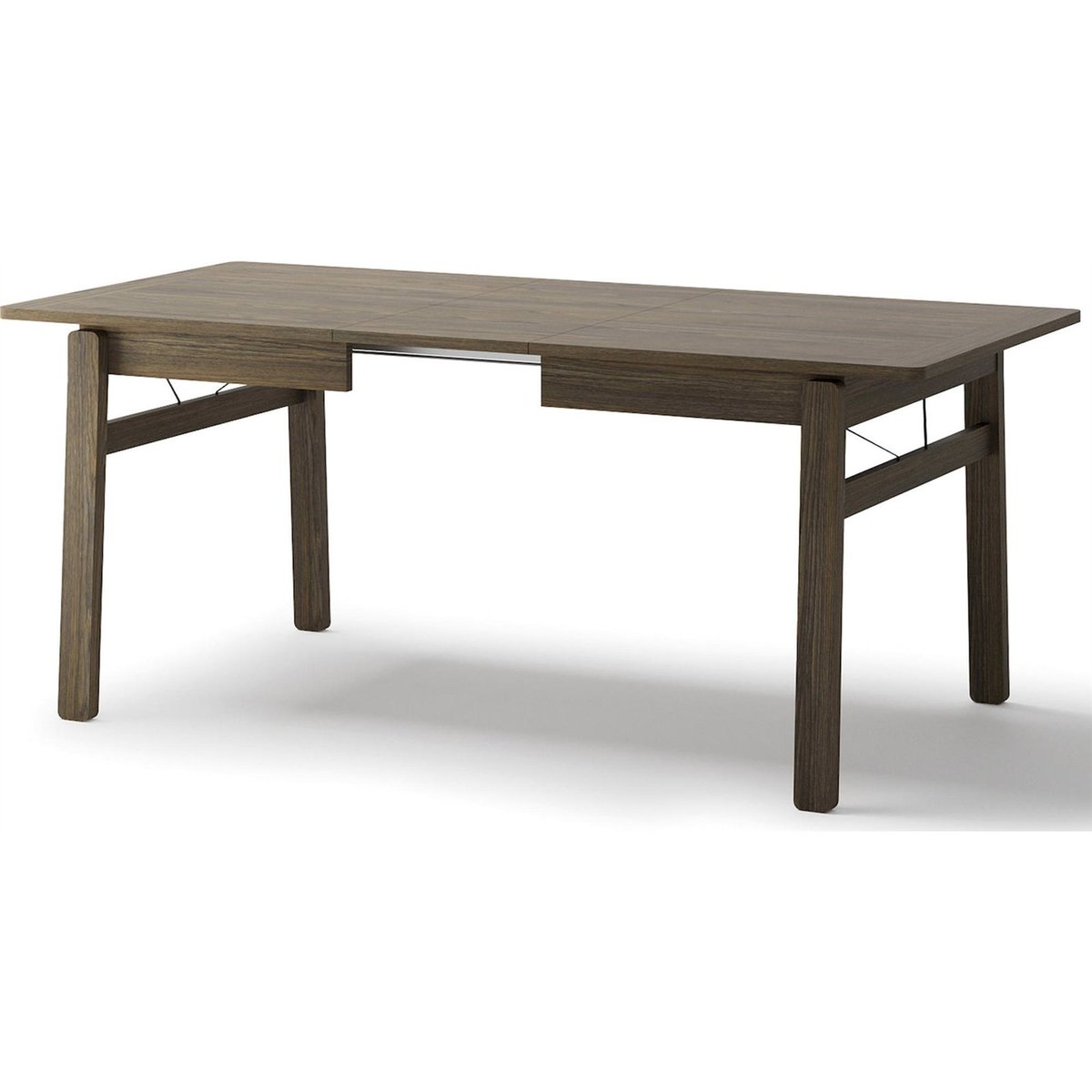 Table extensible rectangulaire collection PLOT chêne clair, RECOLLECTION