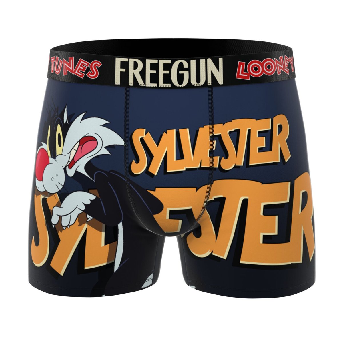 Lot De 3 Boxers Looney Tunes bleu/beige/marron/noir/rouge, FREEGUN