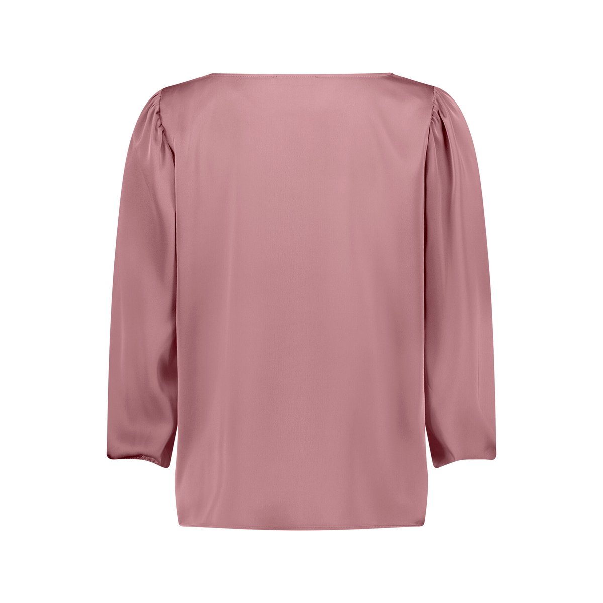 Chemisier en satin à encolure bateau rose taupe, BETTY BARCLAY