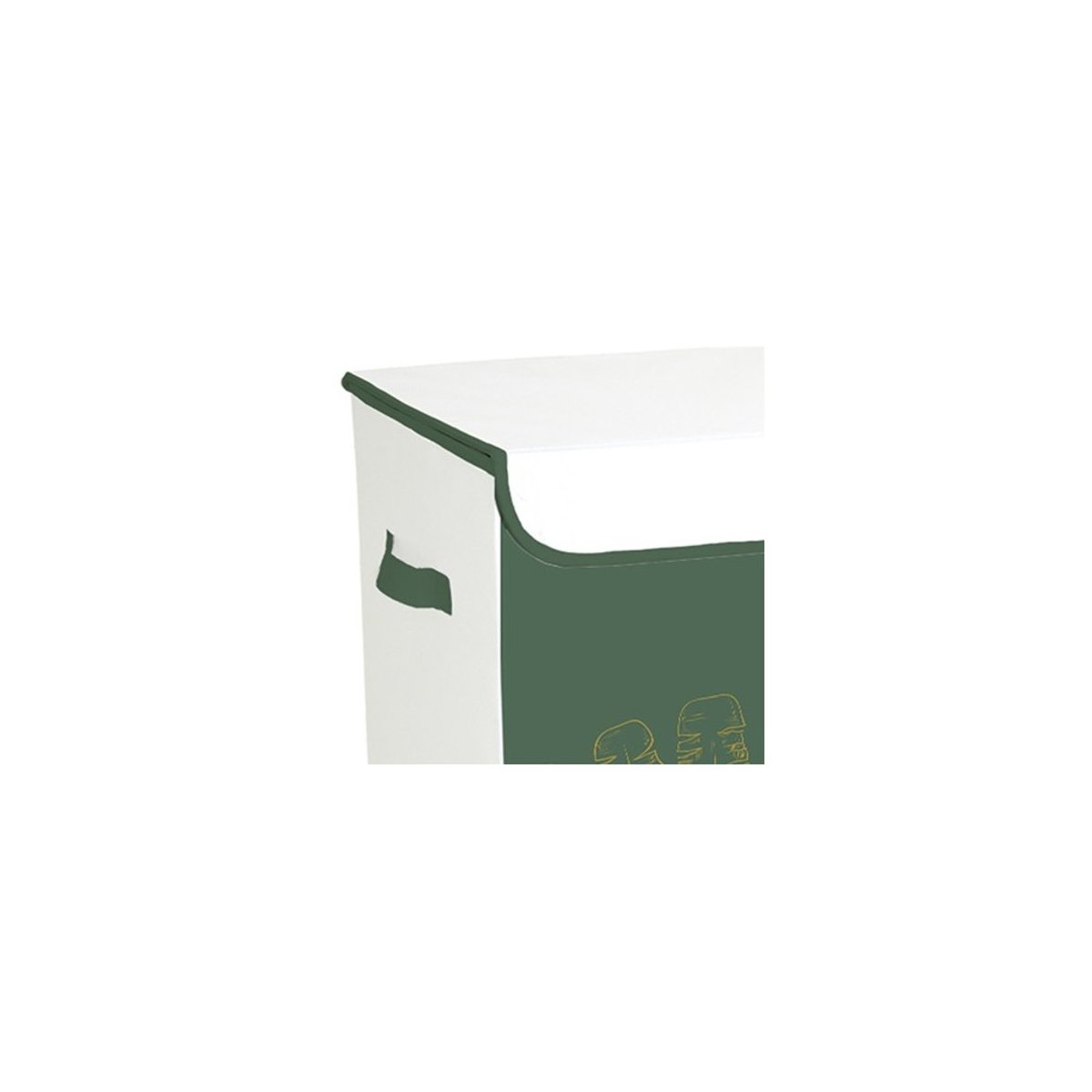 Coffre à Linge Intissé 54l Equatorial vert, DECORATIE