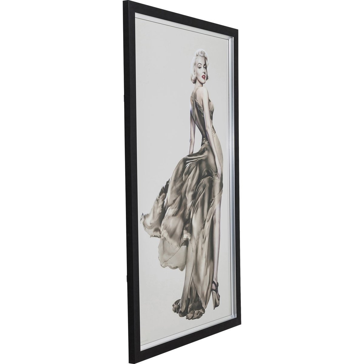 Affiche encadrée Marilyn gris, KARE DESIGN