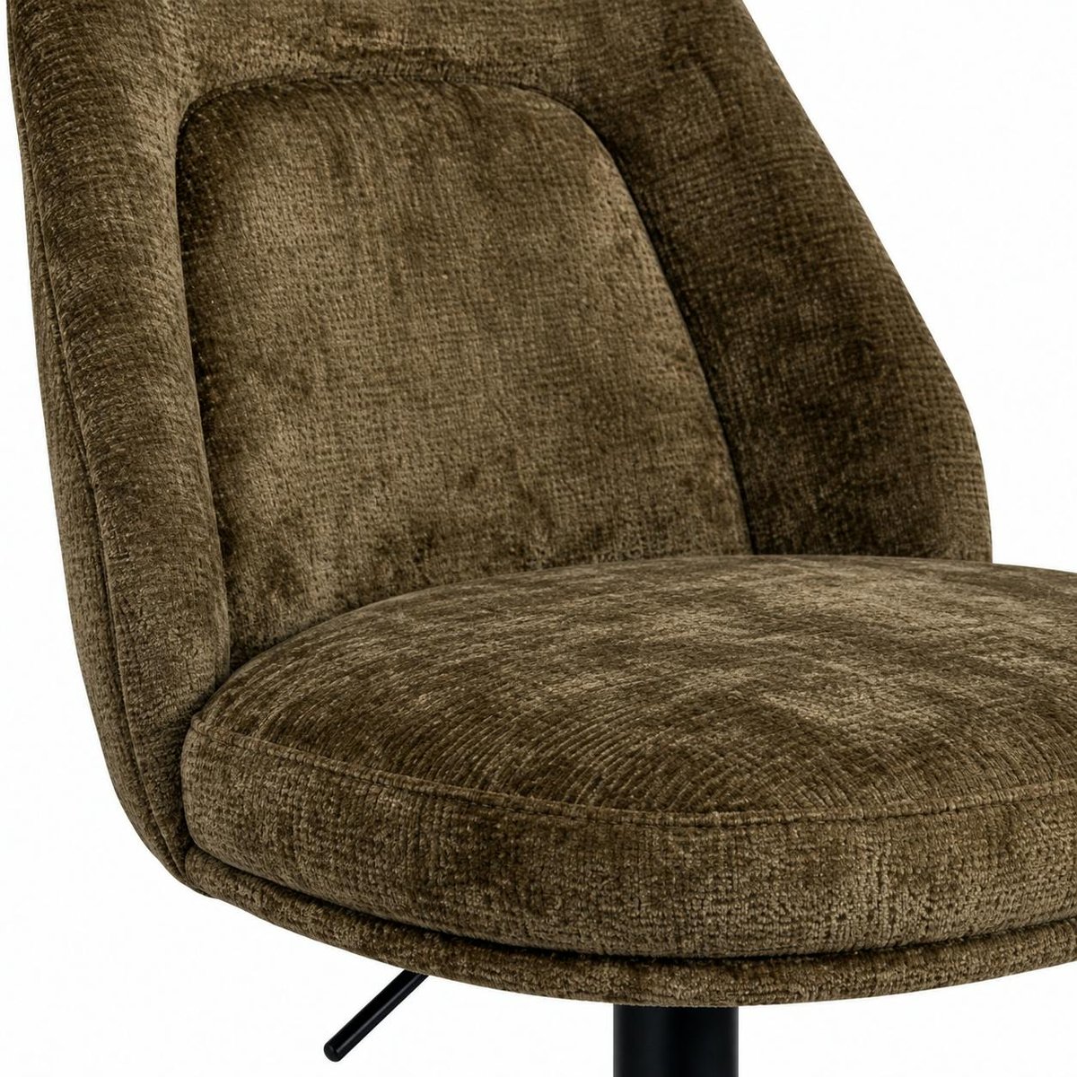 Chaise de bar pivotante et réglable (lot de 2) IENA marron, PIER IMPORT