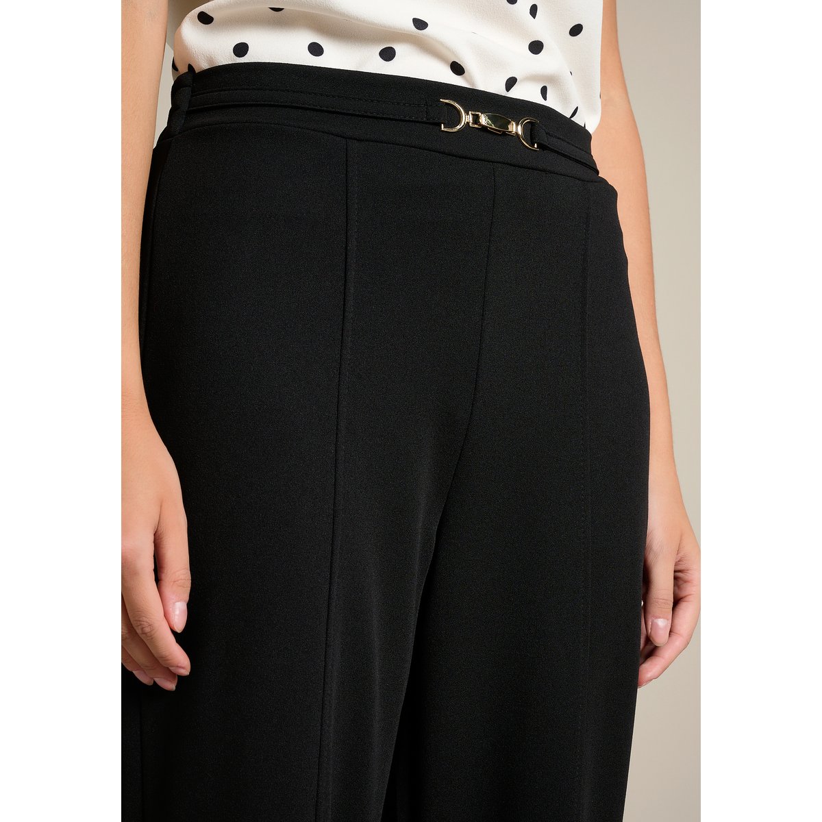 Pantalon droit noir, LOLALIZA
