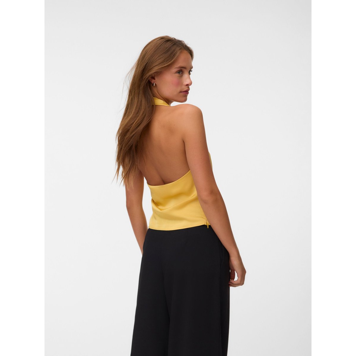 Top misted yellow, VERO MODA