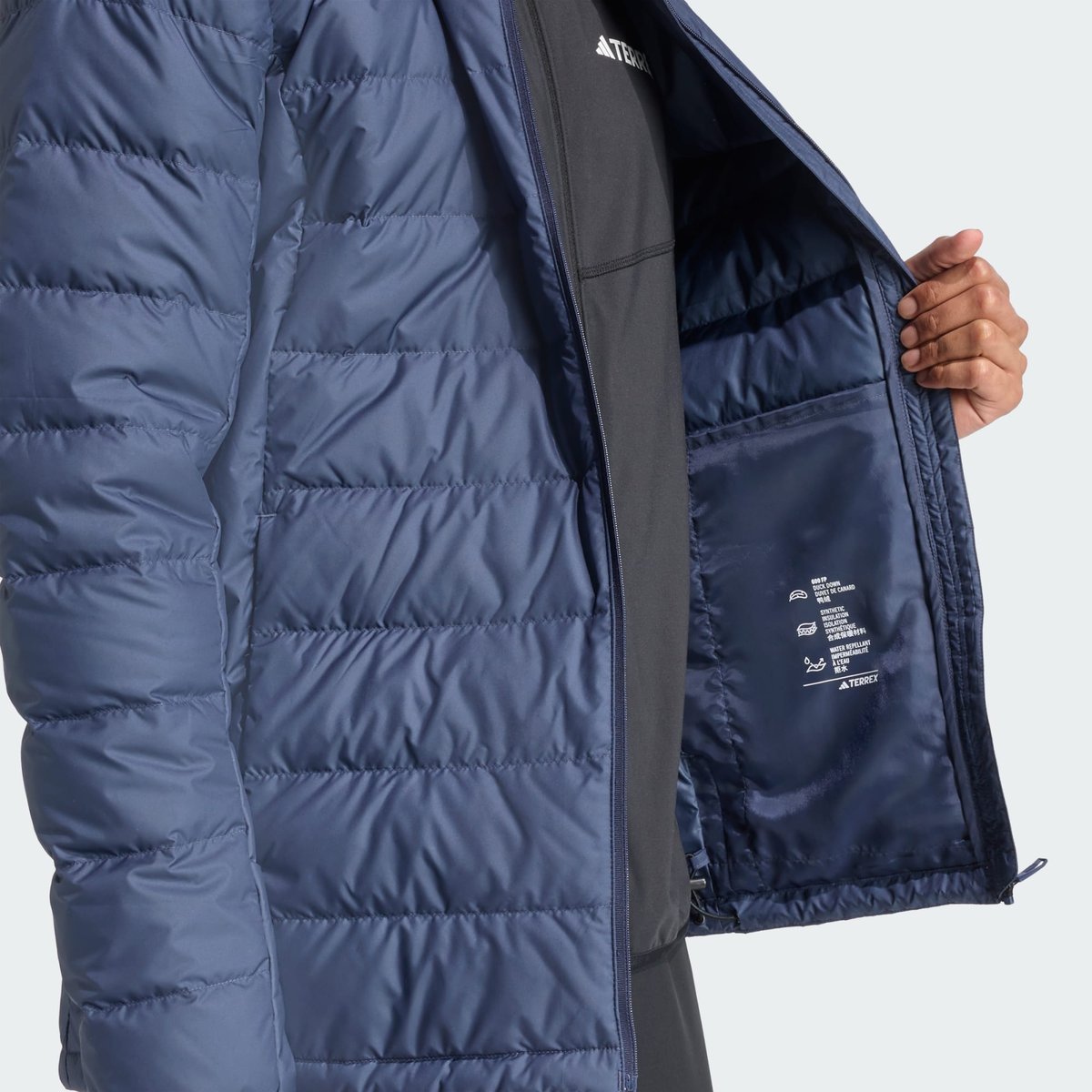 Doudoune À Capuche Terrex Multi Light Climawarm Doudoune À Capuche Terrex Multi Light Climawarm shadow navy, adidas Performance