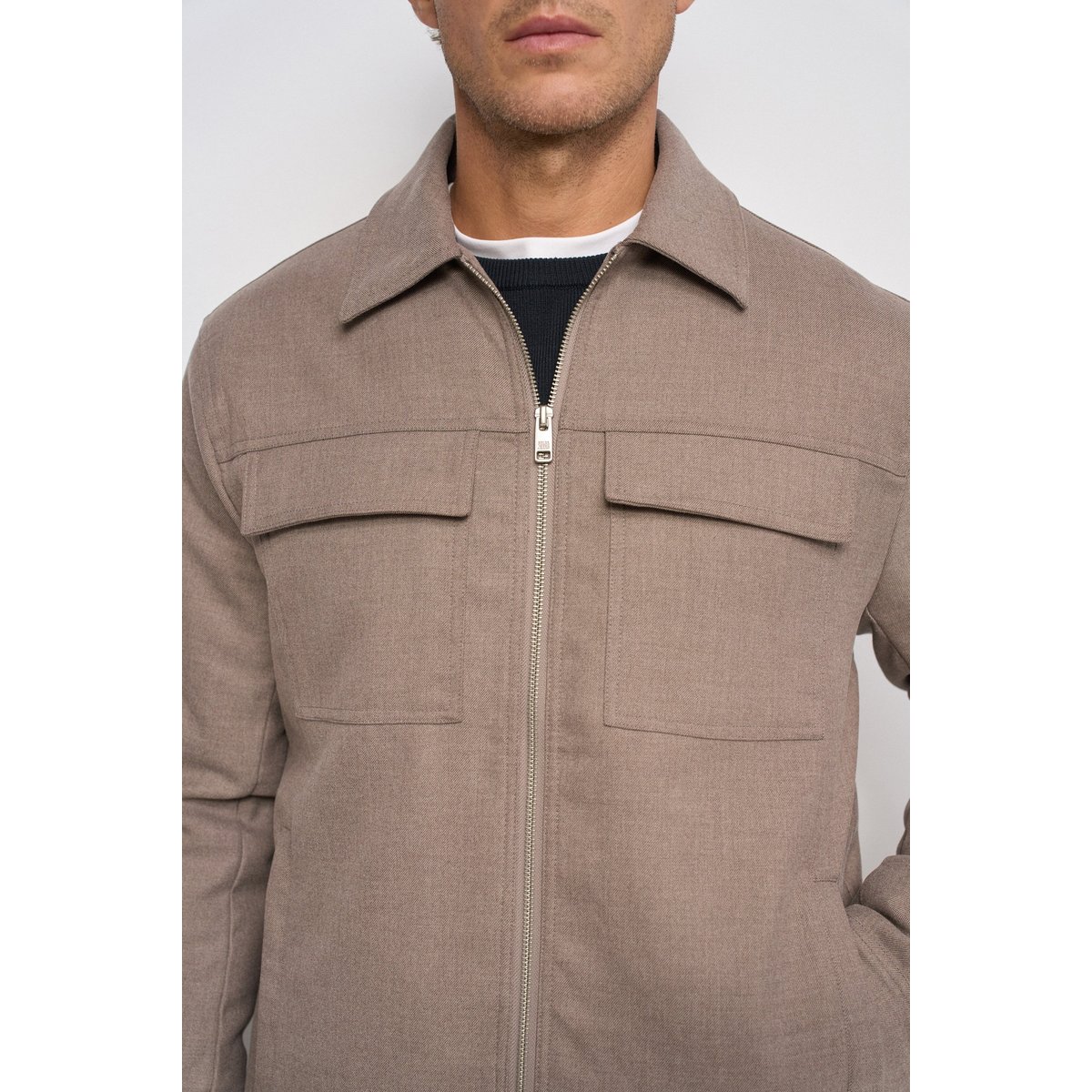 BLOUSON AVEC LAINE beige, SALSA JEANS