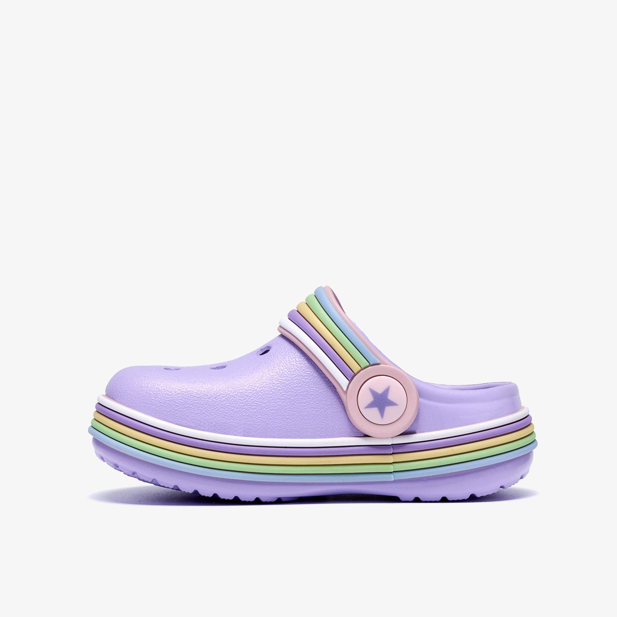 Sabot Synthétique Coupe Large QUINN POP T violet, CLARKS