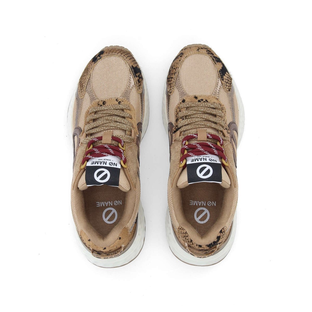 CARTER 2.0 RUNNER W SNAKE KISS SABLE - Collier orné de Cristaux Swarovski® inclus beige, NO NAME