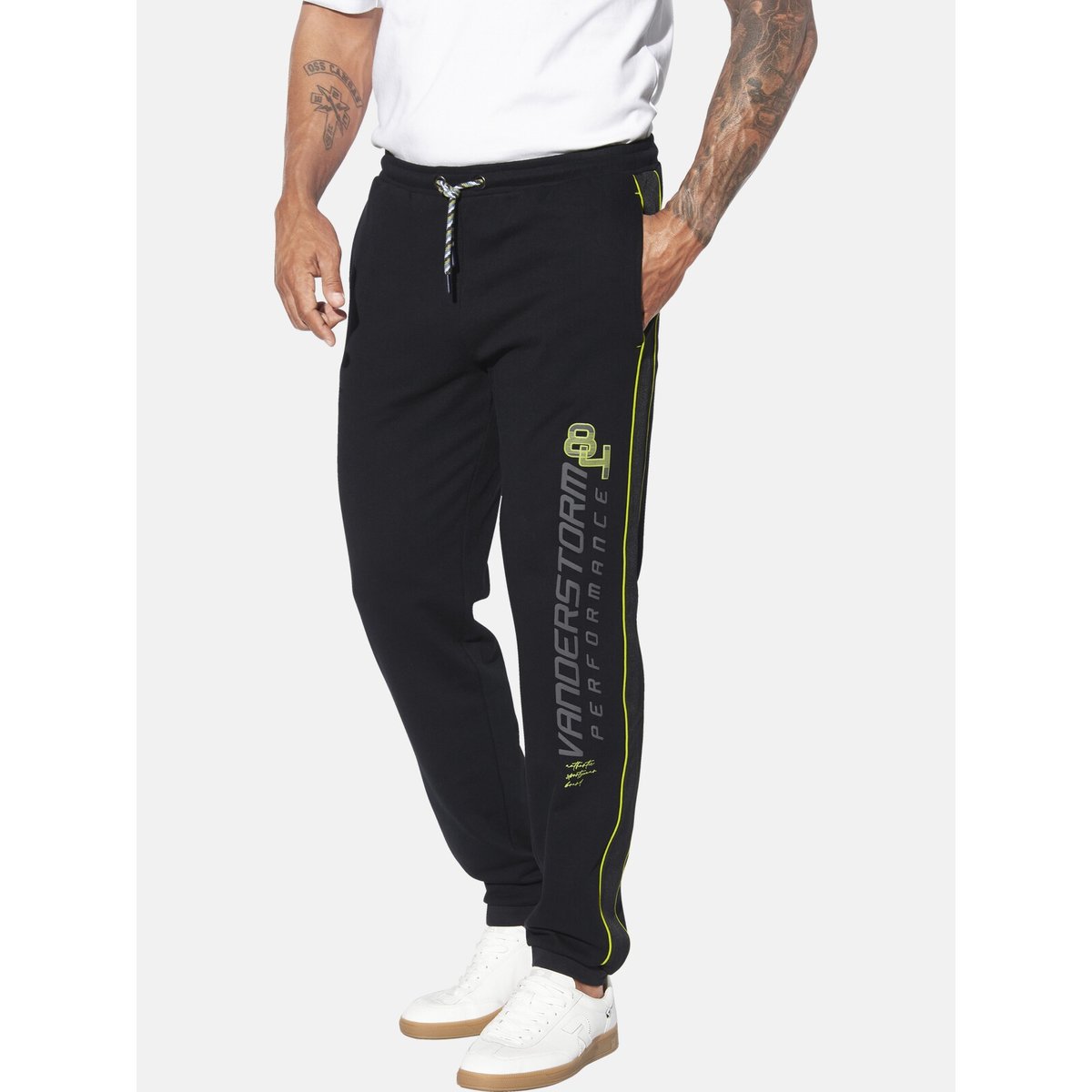 Pantalon de jogging ROLFSTAD noir, JAN VANDERSTORM