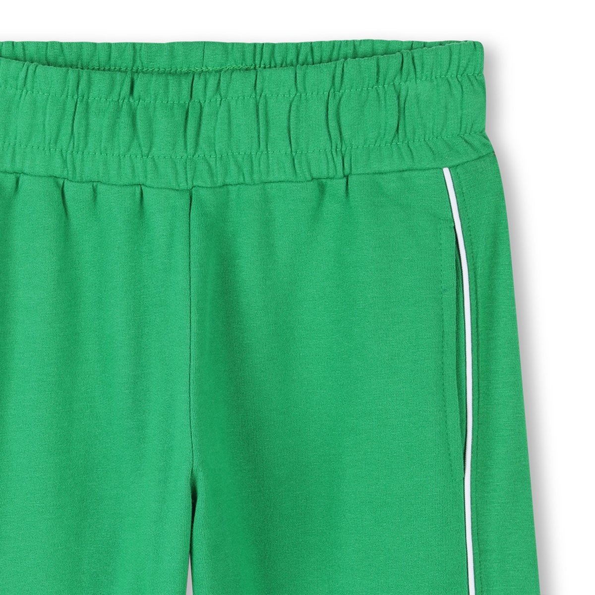 Short bermudes en polaire long chartreuse, DKNY