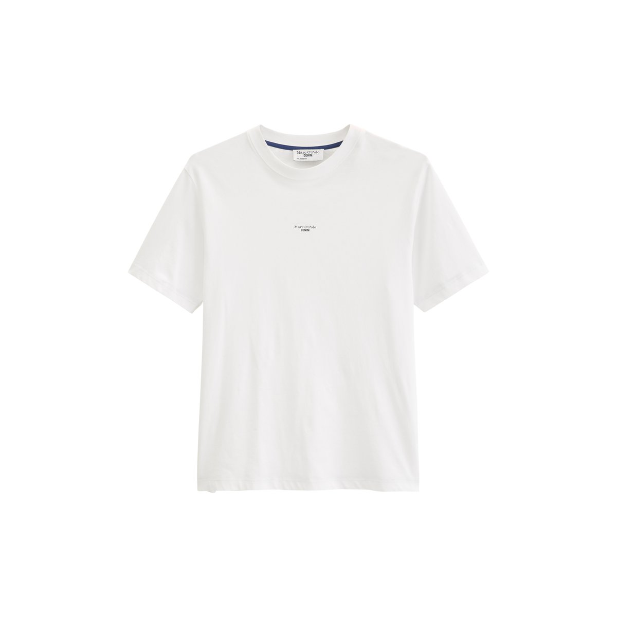 T-shirt relaxed en doux coton biologique blanc, MARC O’POLO DENIM