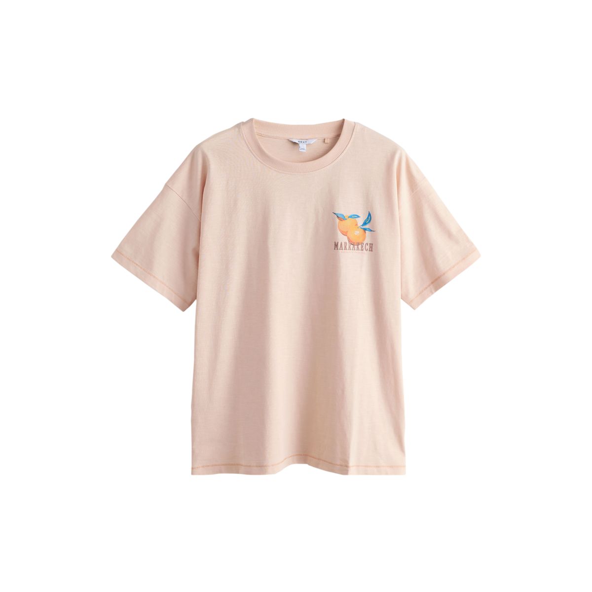T-shirt de plage imprimé orange, NEXT