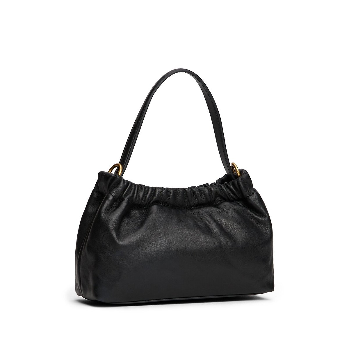Sac à main en cuir, MINI CROSSOVER noir, TOMMY HILFIGER