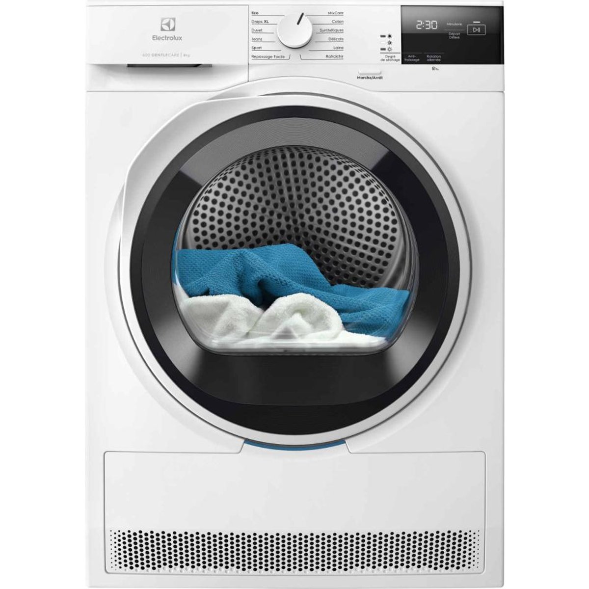 Seche linge frontal EW6HI6284BN blanc, ELECTROLUX