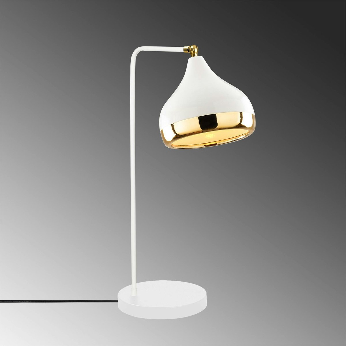 Lampe avec abat-jour orientable SILE blanc, PIER IMPORT