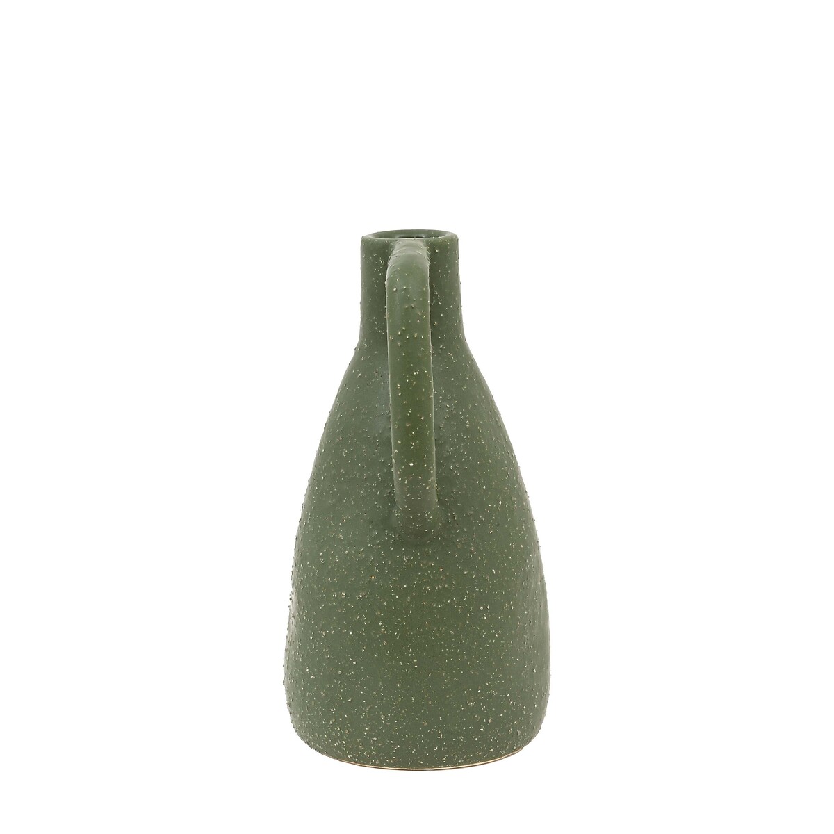 25cm Ceramic Vase with Handle green, ÉDITÉ